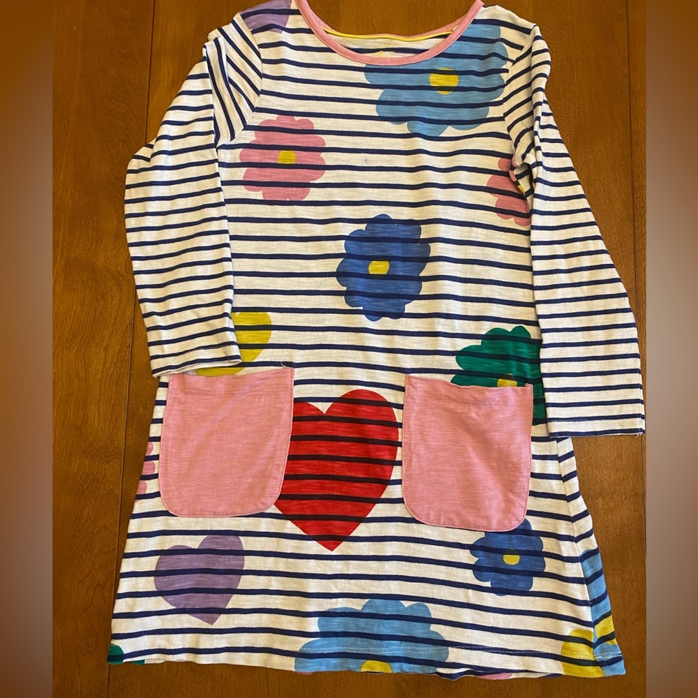 EUC Mini Boden dress with pockets size 7/8